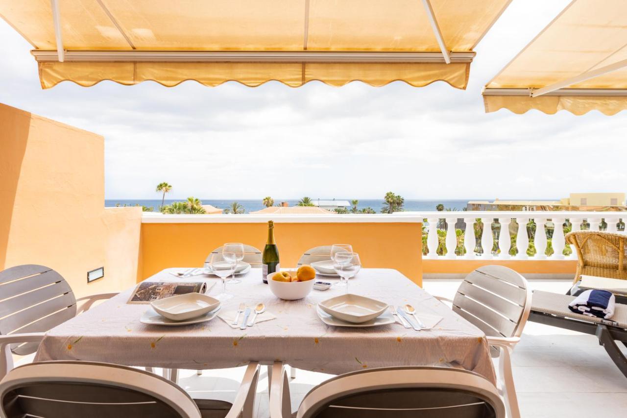 Exclusive Penthouse Playa Las Vistas 4 Close To The Sea And Beach, Aircondition For A Fee, Wifi, Terrace, Heated Pool Playa de las Américas Kültér fotó