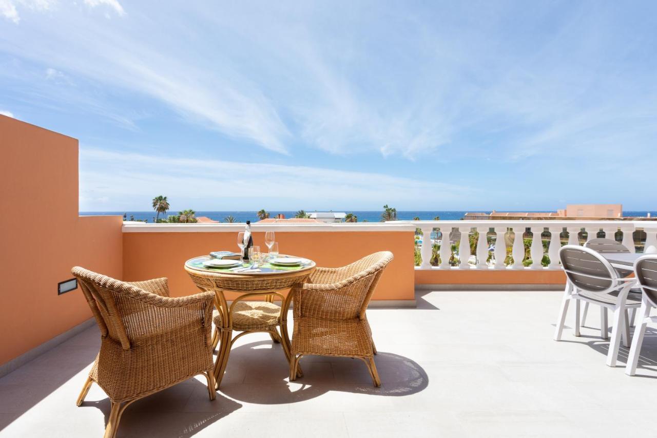 Exclusive Penthouse Playa Las Vistas 4 Close To The Sea And Beach, Aircondition For A Fee, Wifi, Terrace, Heated Pool Playa de las Américas Kültér fotó